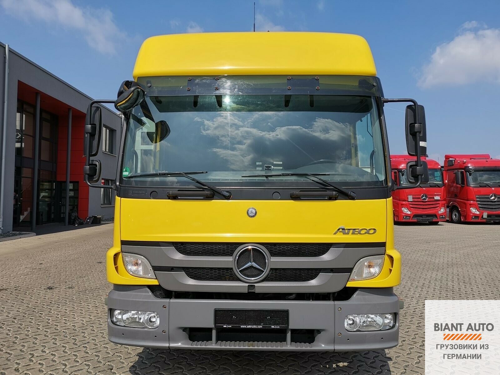 Mercedes Atego 822L, со спальником, автовоз на 2 автомобиля, из Германии.  Компания BIANT AUTO Грузовики из Германии