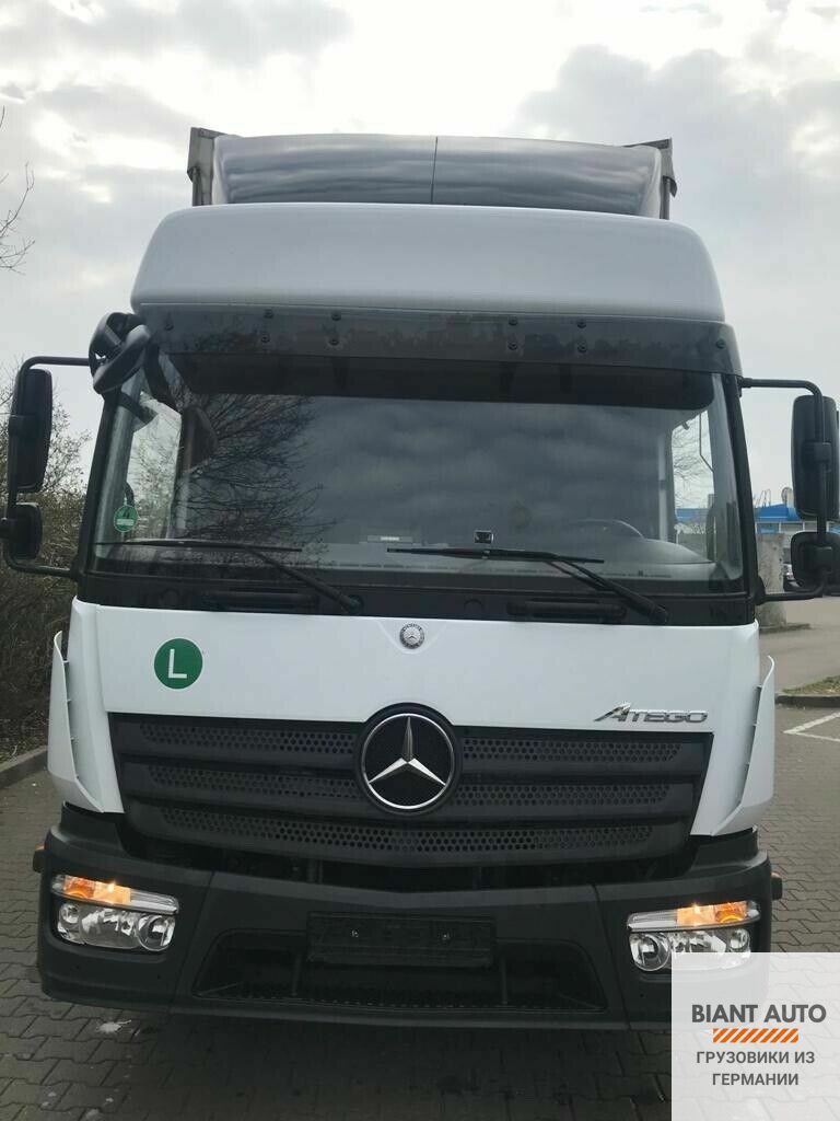 MERCEDES ATEGO 921 + прицеп 2015 г.в. JUMBO 120 м3 (Автопоезд), штора,  тентованный, из Германии. Компания BIANT AUTO Грузовики из Германии