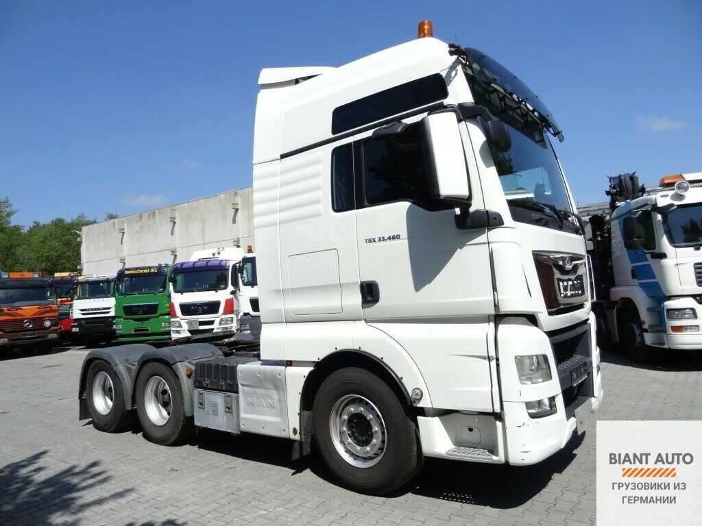 MAN TGX 33.460 6х2, 2014г.в. седельный тягач из Германии. Компания BIANT  AUTO Грузовики из Германии