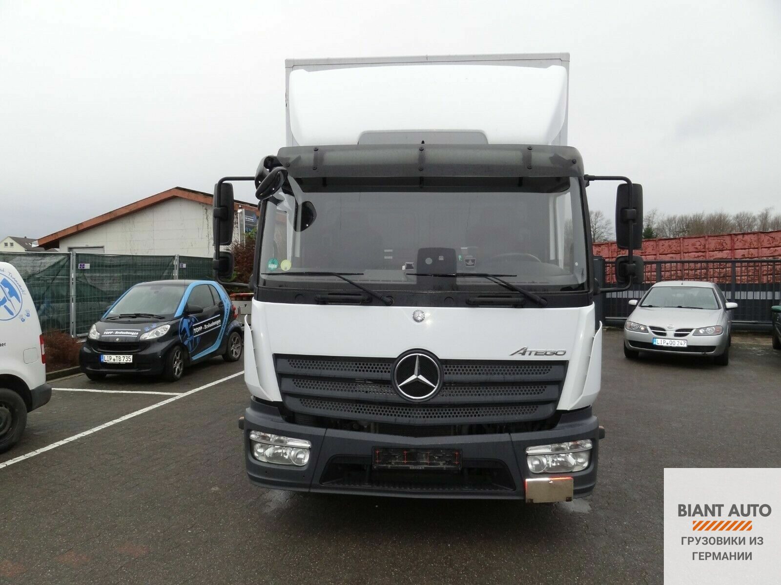 Mercedes-Benz Atego 823L, 2016г, мебельный фургон 7м с гидробортом, из  Германии. Компания BIANT AUTO Грузовики из Германии