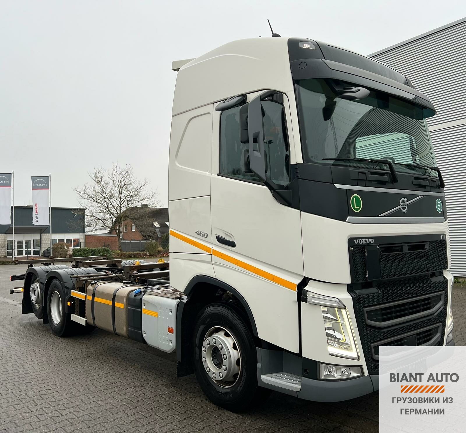 Volvo FH 460 6x2*2 BDF, 2018 г.в., контейнеровоз из Германии. Компания  BIANT AUTO Грузовики из Германии