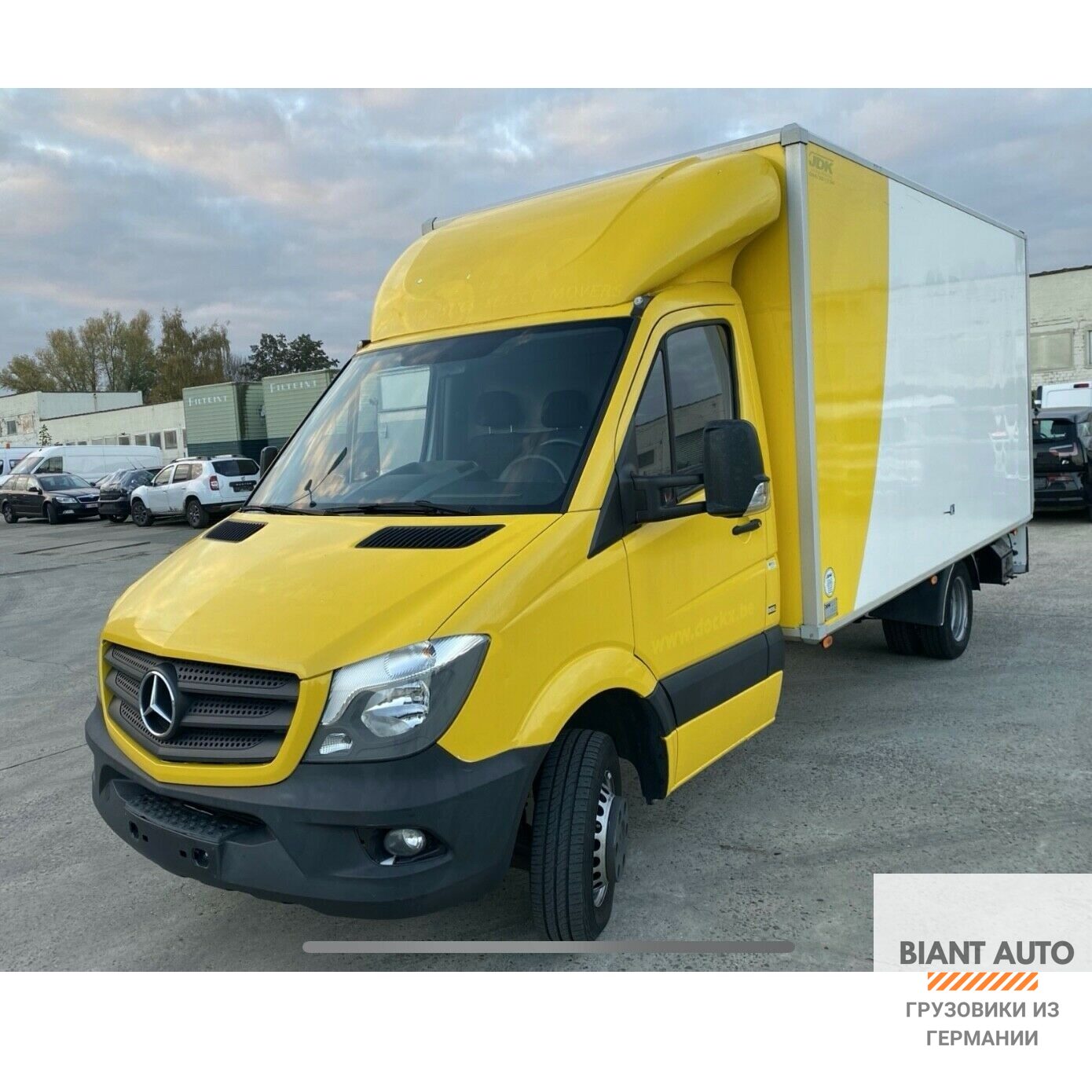 Mercedes Sprinter 516, 2016г, фургон с гидробортом, из Германии. Компания  BIANT AUTO Грузовики из Германии