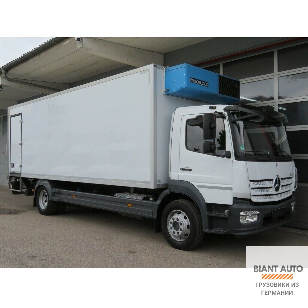 Mercedes Atego 1527L, 2016г., рефрижератор 7,4 м с гидробортомиз Германии.  Компания BIANT AUTO Грузовики из Германии